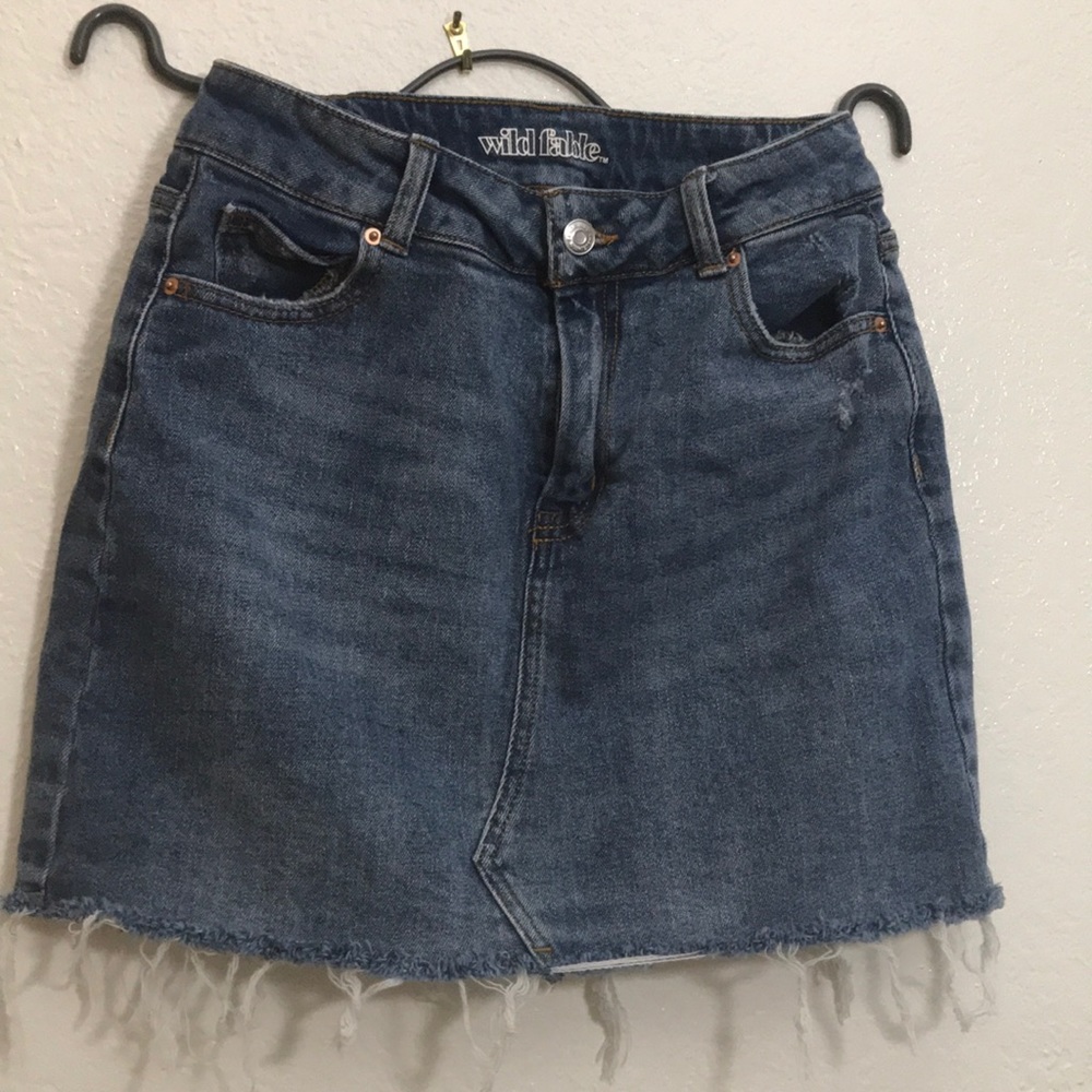 Denim Mini Skirt Size 2